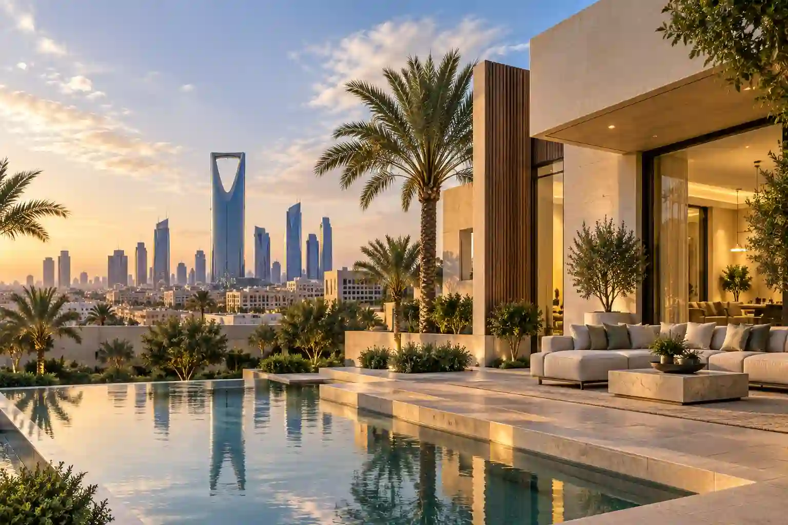 Illustrative Riyadh city setting